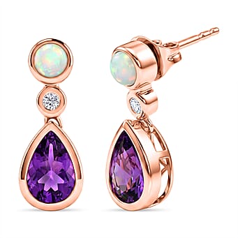 https://tjcuk.sirv.com/Products/84/3/8431140/D-Joy-Rose-De-France-Amethyst-White-Zircon-Ethiopian-Opal-Dangling-Ear_8431140.jpg?w=342&h=342