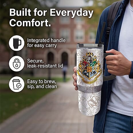 Harry Potter WB Official Insulated Stainless Steel XXL Rambler Mug - 1.1 L