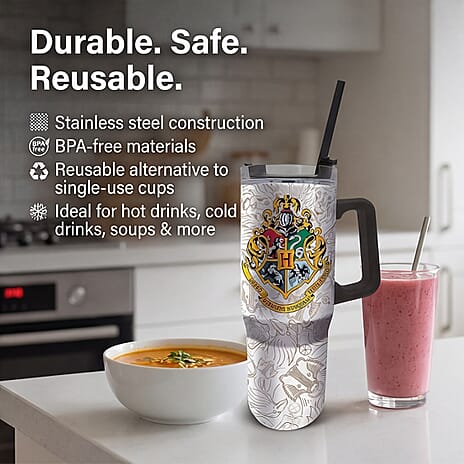 Harry Potter WB Official Insulated Stainless Steel XXL Rambler Mug - 1.1 L