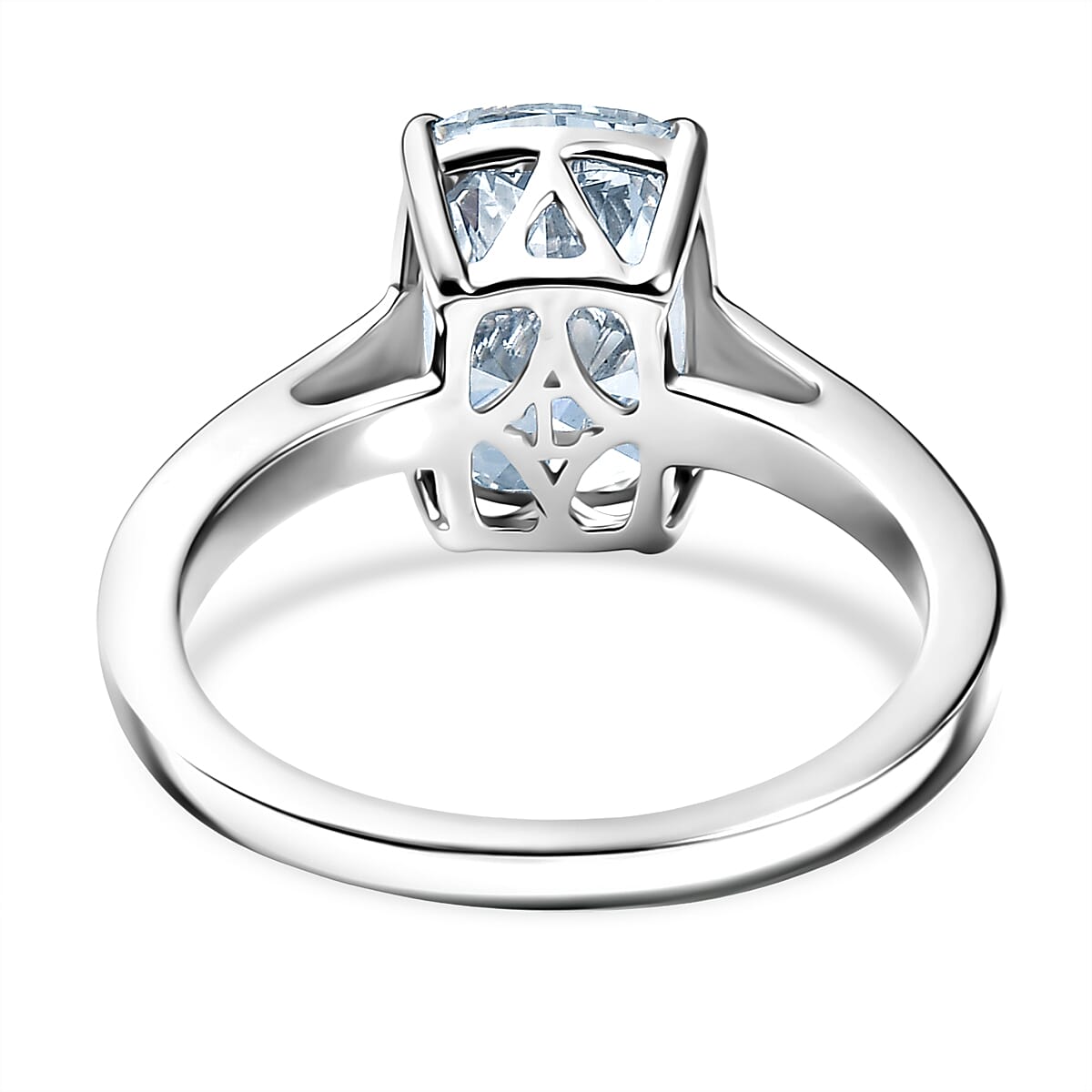 Luxuriant 950 Platinum IGI Certified VS-EF Lab Grown OLD MINE CUT Diamond Solitaire Ring 3.00 Ct, Platinum Wt 4.13 Gms
