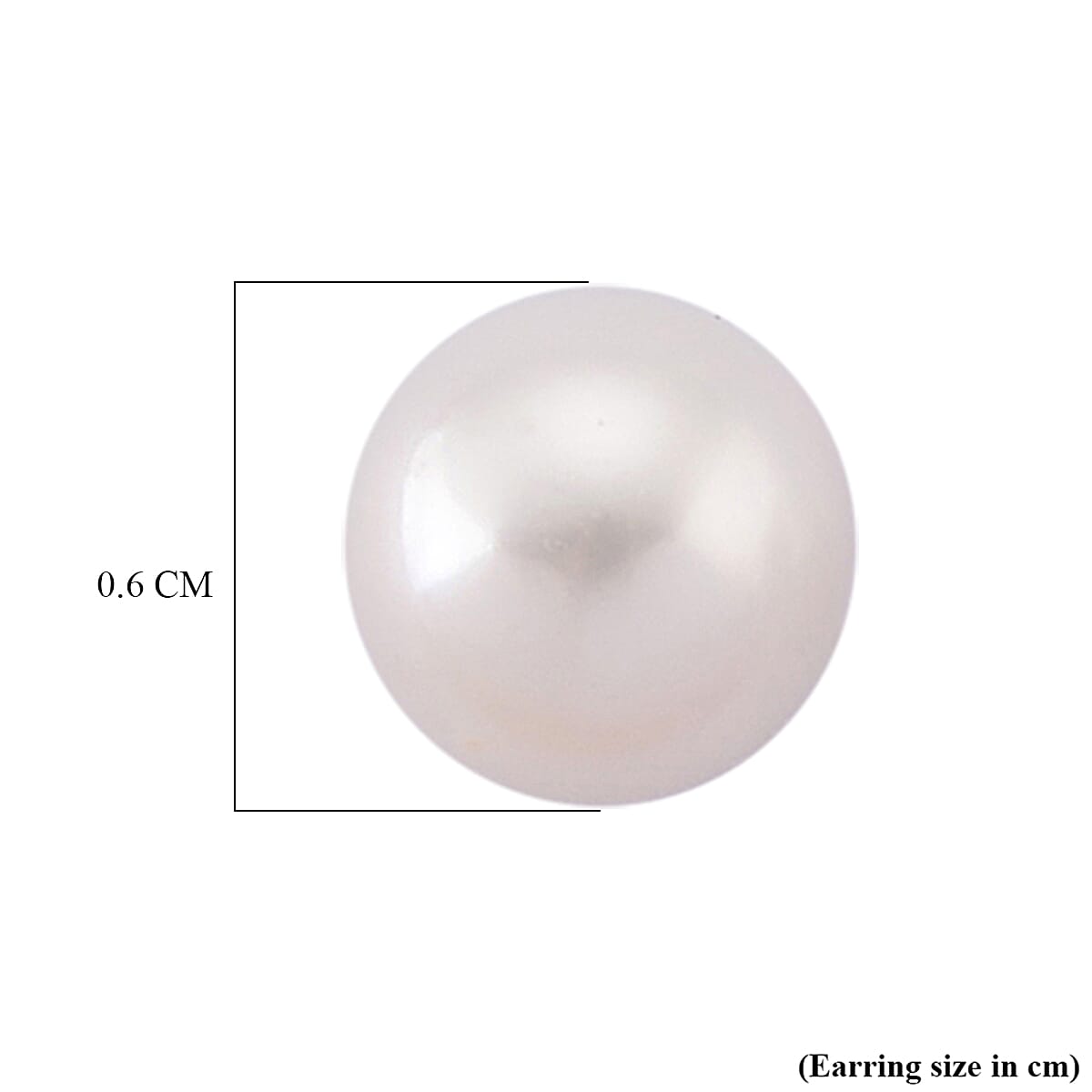 Pick Of the Show-  Akoya Pearl Earring with Push Back in Rose Gold Plated Sterling Silver