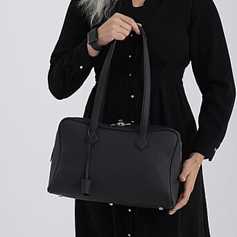https://tjcuk.sirv.com/Products/84/3/8431473/Leather-Patterned-Tote-Bag-Size-35x17x22-cm-Black_8431473_3.jpg?w=342&h=342