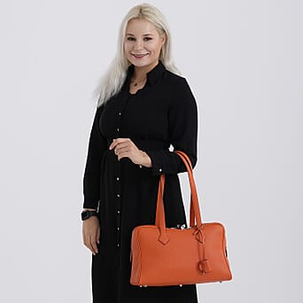 https://tjcuk.sirv.com/Products/84/3/8431475/Leather-Patterned-Tote-Bag-Size-35x17x22-cm-Orange_8431475_2.jpg?w=342&h=342