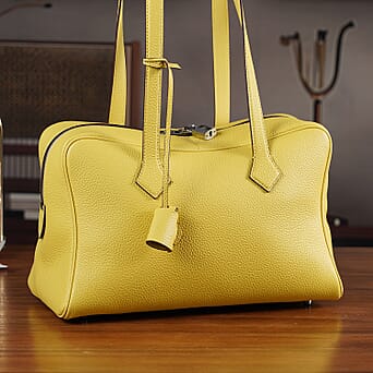 https://tjcuk.sirv.com/Products/84/3/8431478/Leather-Patterned-Tote-Bag-Size-35x17x22-cm-Yellow_8431478_1.jpg?w=342&h=342