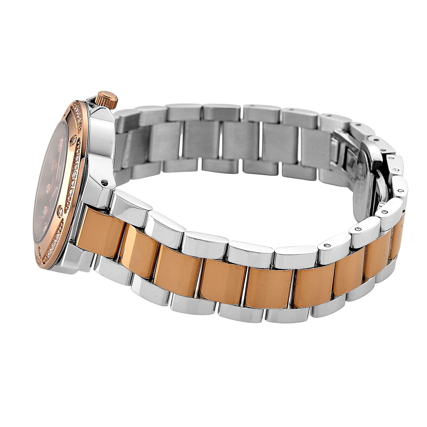 Limited Edition Exclusive William Hunt London Legacy Moissanite Watch With Japanese Miyota Movement, 5ATM Water Resistancy, Calendar Function Presented in a Gift Box - Black