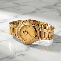 Limited Edition Exclusive William Hunt London Legacy Moissanite Watch With Japanese Miyota Movement, 5 ATM Water Resistance, Calendar Function Presented in a Gift Box - Gold