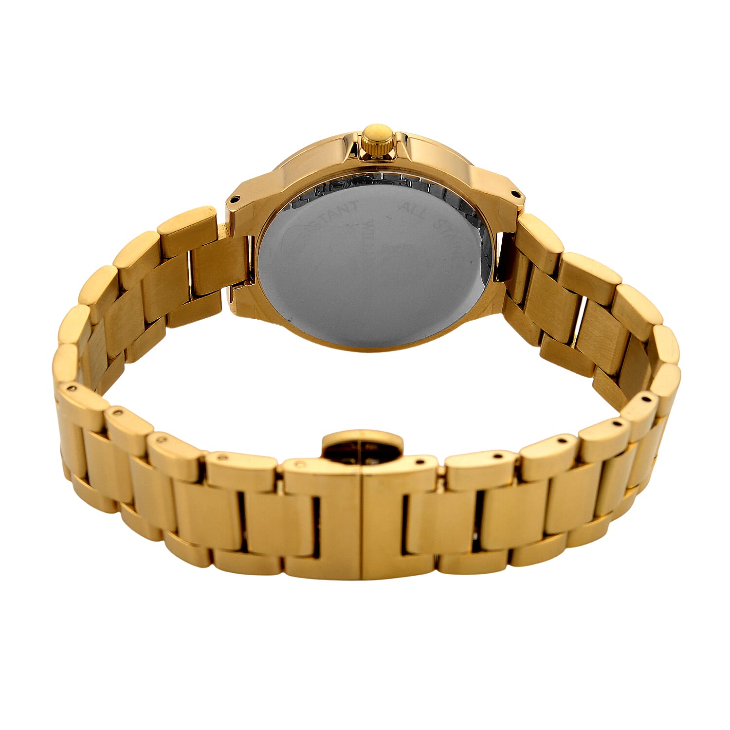 Limited Edition Exclusive William Hunt London Legacy Moissanite Watch With Japanese Miyota Movement, 5ATM Water Resistancy, Calendar Function Presented in a Gift Box - Gold