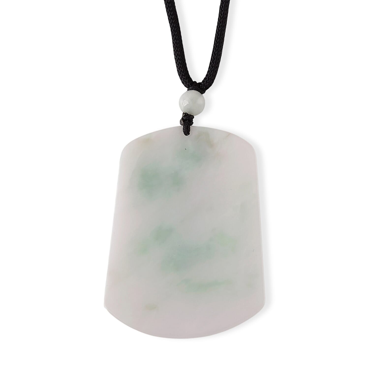 Natural Jade Adjustable Horse Necklace with Cotton Thread (Size - 28) 75.00 Ct.