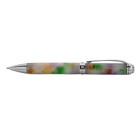 Jadeite White Crystal Ballpoint Pen - Multi Colour