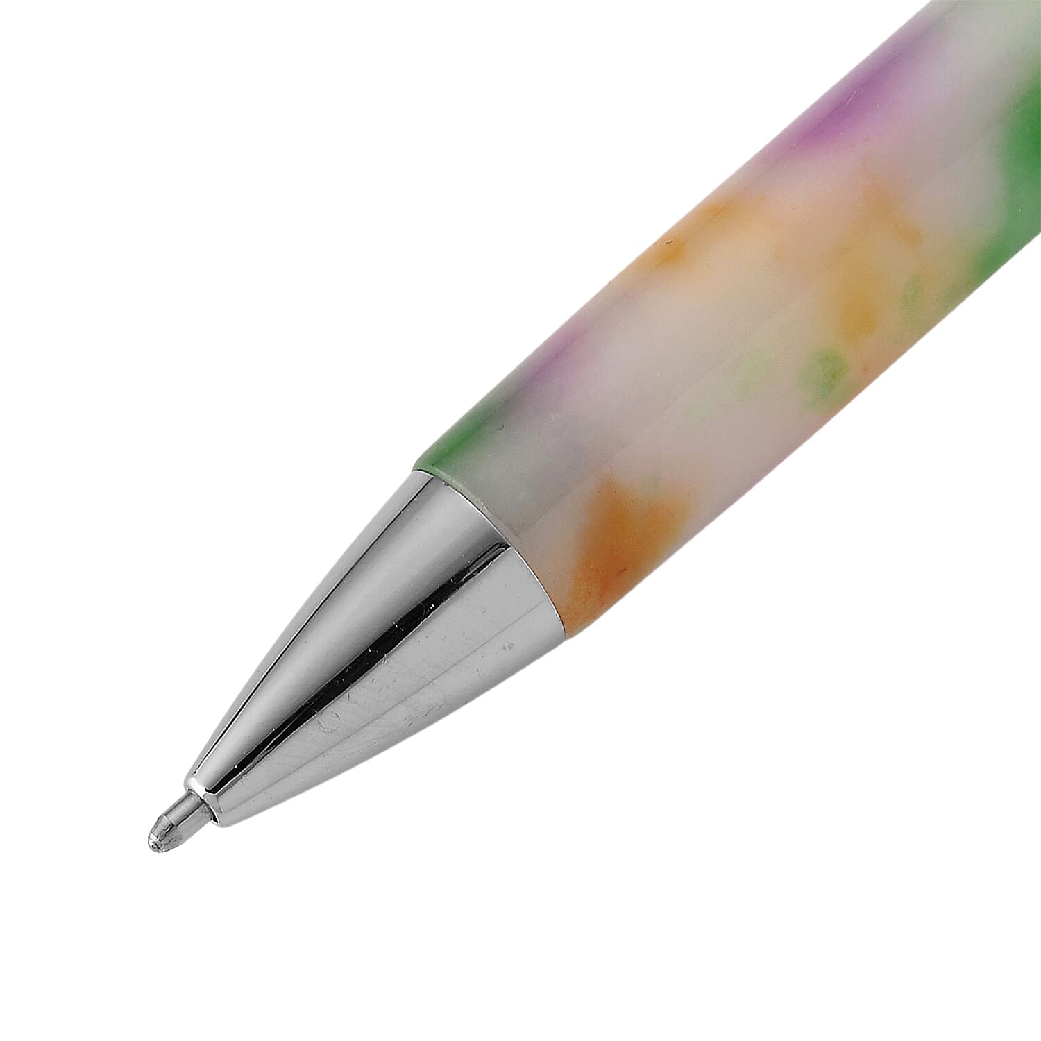 Jadeite White Crystal Ballpoint Pen - Multi Colour