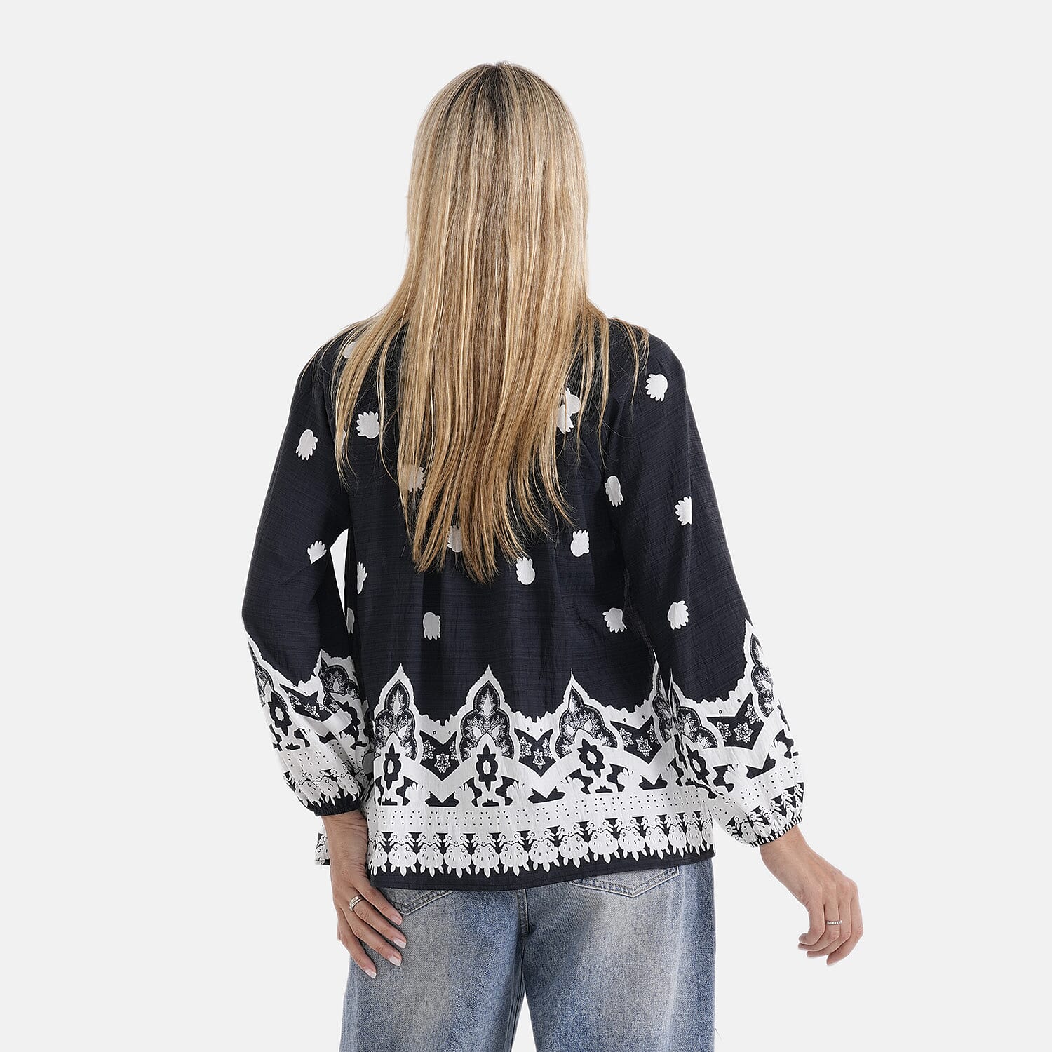 La Marey Printed Blouse