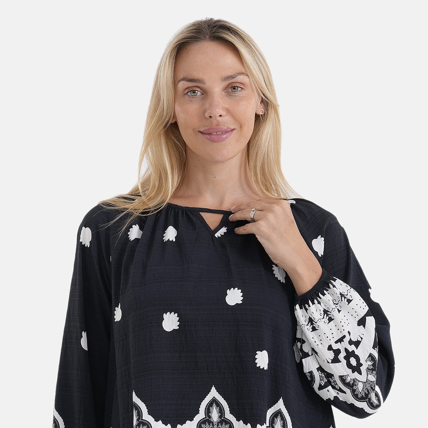 La Marey Printed Blouse