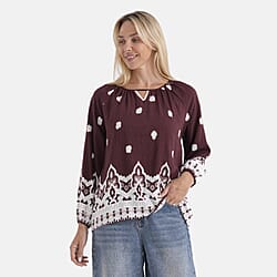 La Marey Printed Blouse