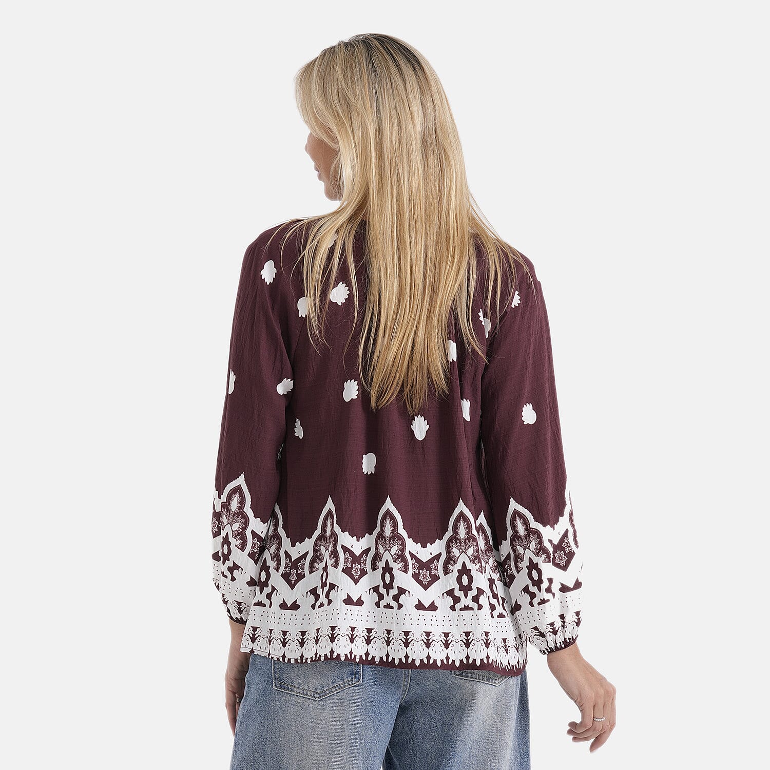 La Marey Printed Blouse