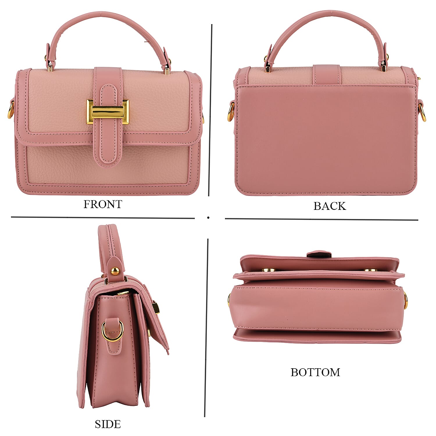 Crossbody Bag (Size - One Size) - Pink