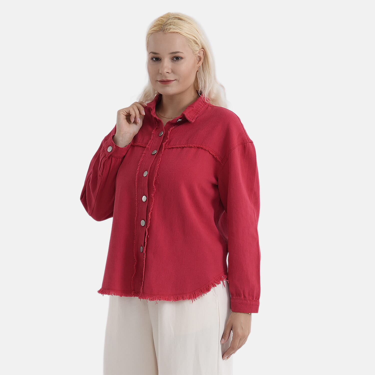 & Maisi Cotton Patterned Jacket 
