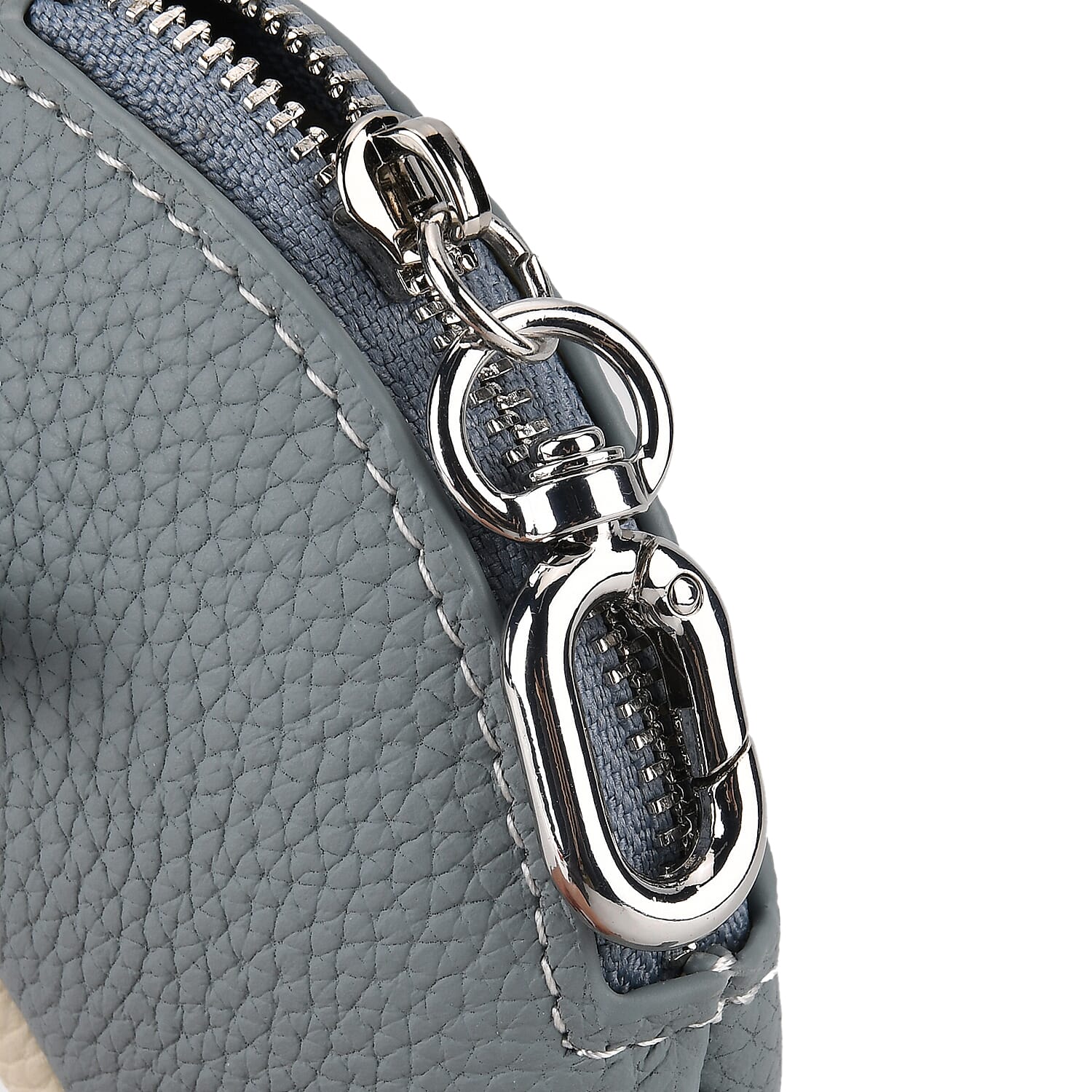 Keychain (Size - One Size) - Light Blue & Beige