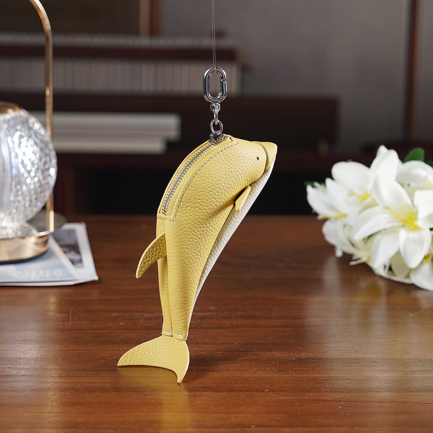 Keychain (Size - One Size) - Yellow & Beige