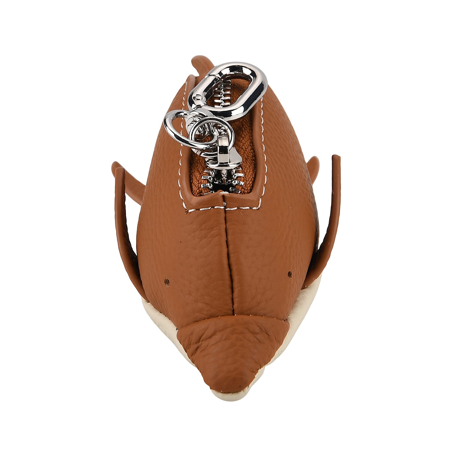 Keychain (Size - One Size) - Brown & Beige