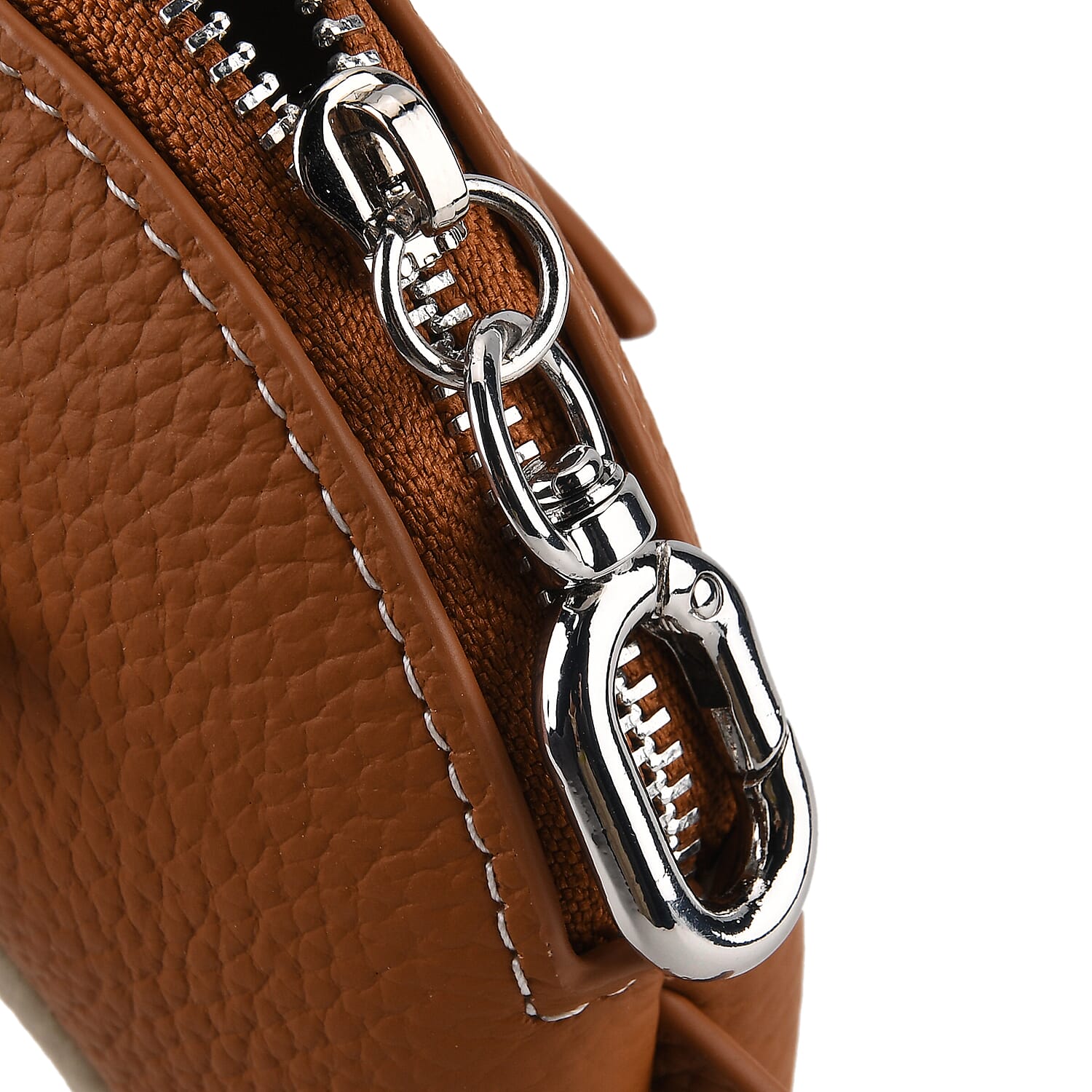 Keychain (Size - One Size) - Brown & Beige