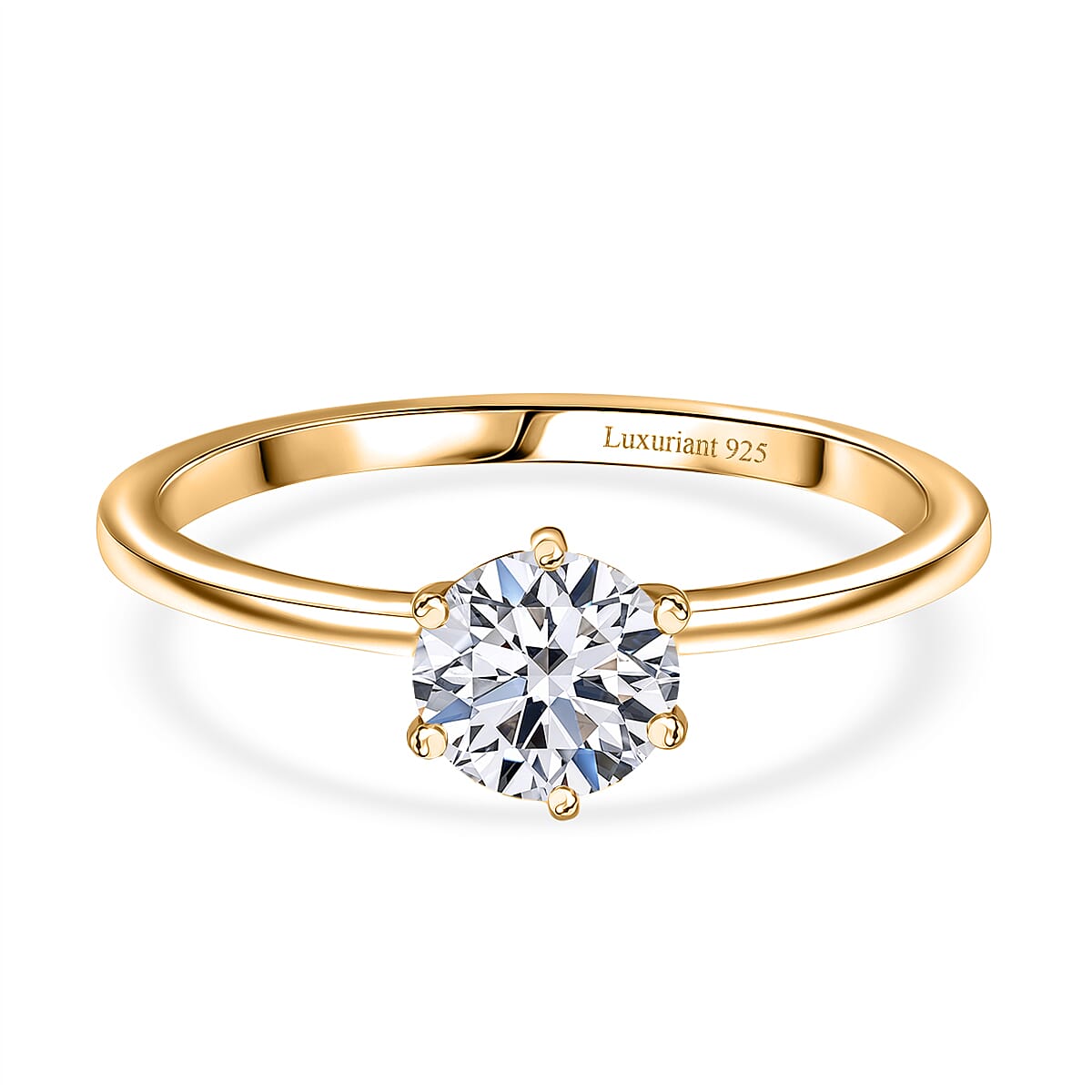 Luxuriant SI/GH Lab Grown Diamond Solitaire Ring in Sterling Silver 1.00 Ct.