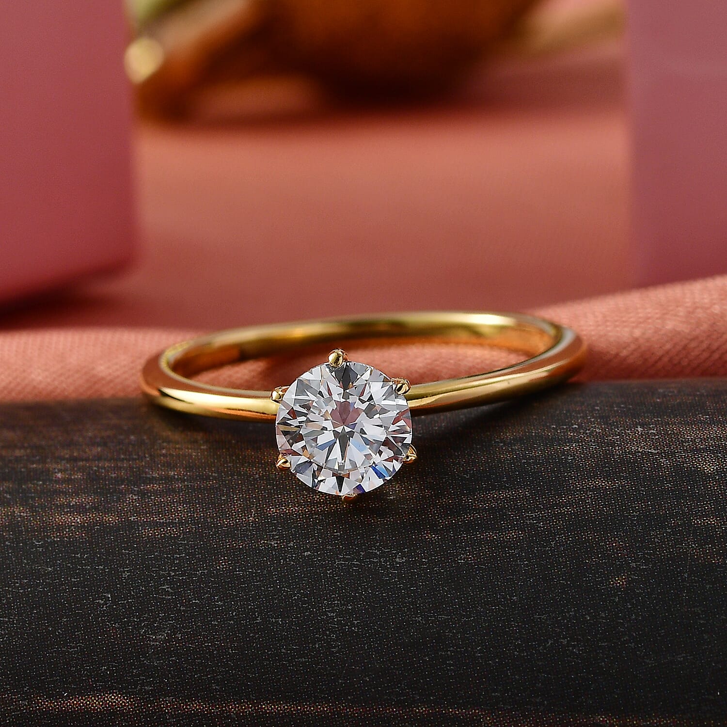 Luxuriant SI/GH Lab Grown Diamond Solitaire Ring in Sterling Silver 1.00 Ct.