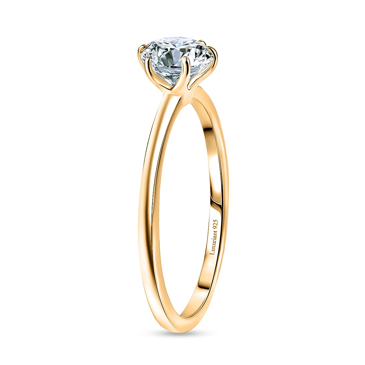 Luxuriant SI/GH Lab Grown Diamond Solitaire Ring in Sterling Silver 1.00 Ct.