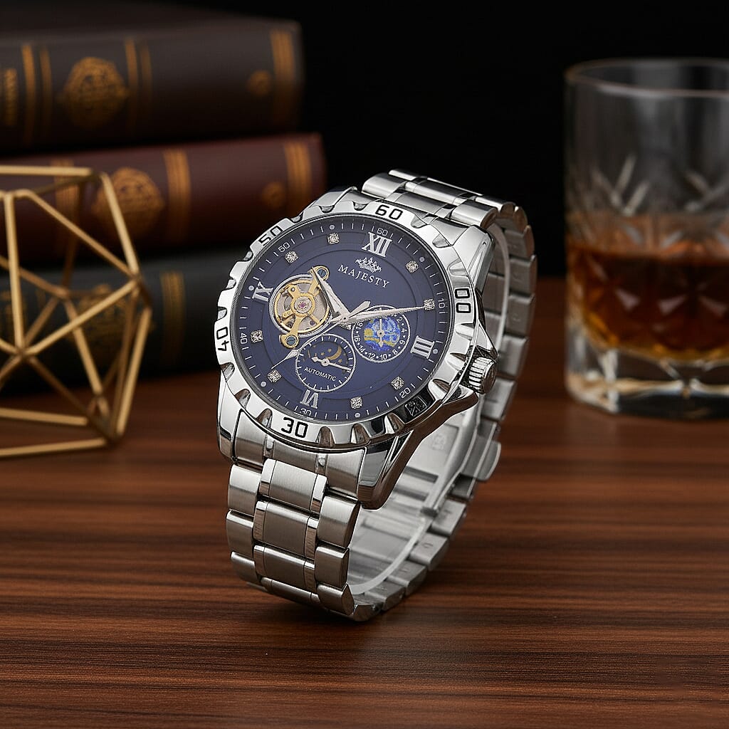 White-Crystal-Watch-Pure-White-Stainless-Steel-0-010-Ct