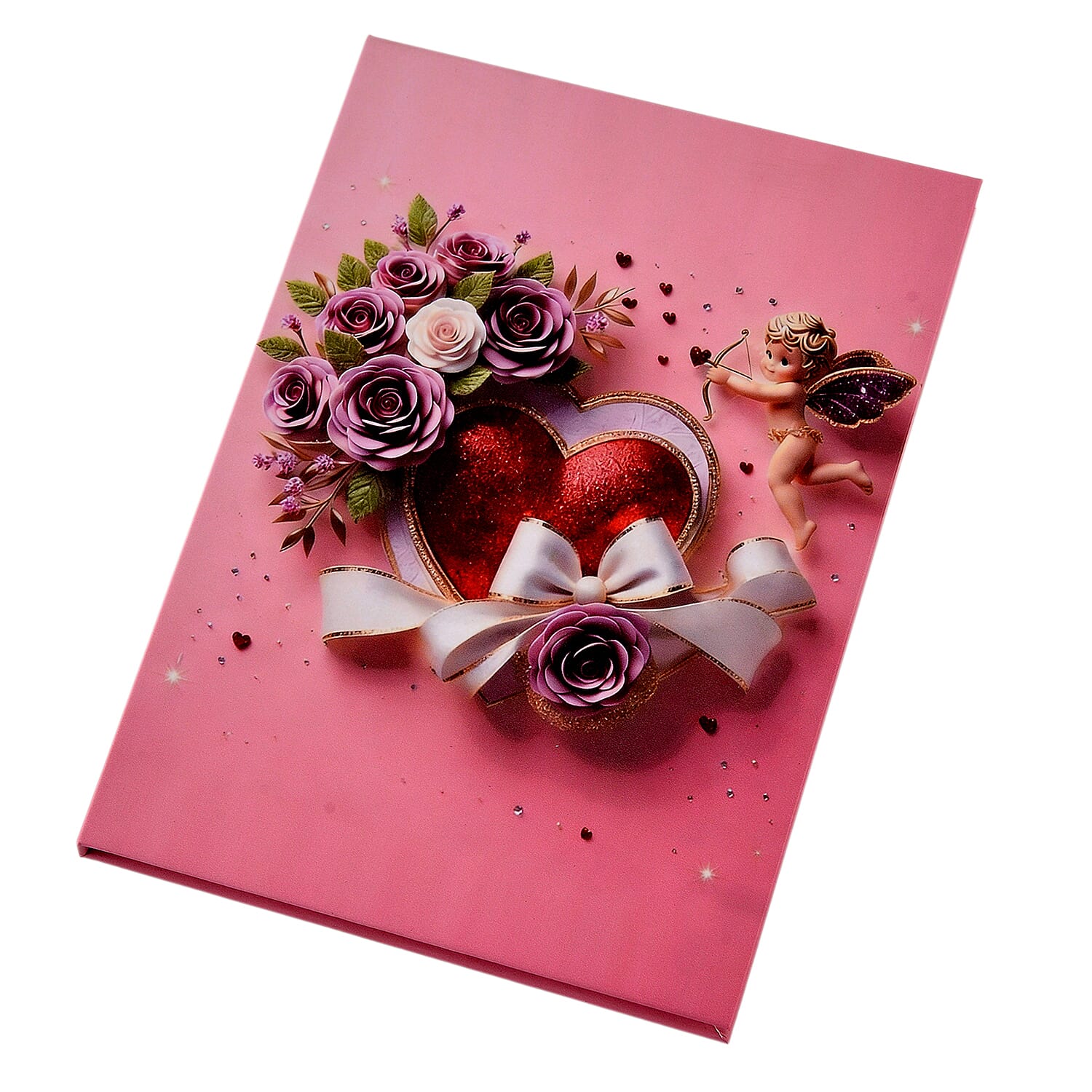 24K Gold (99.9% Purity) Two Tone Luxury Rose Bouquet With Presentation Book