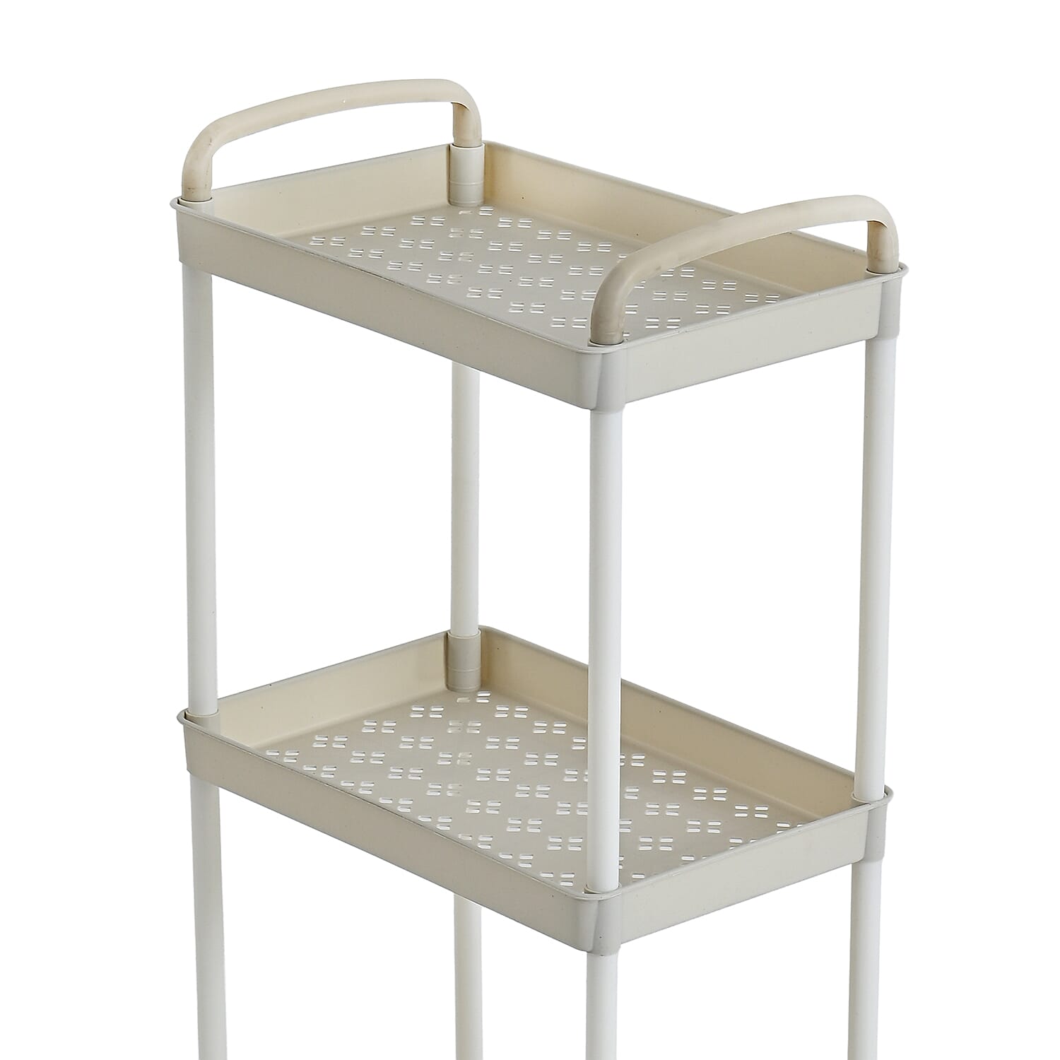 Patterned Organiser (Size 30x20x83 cm) - White - White