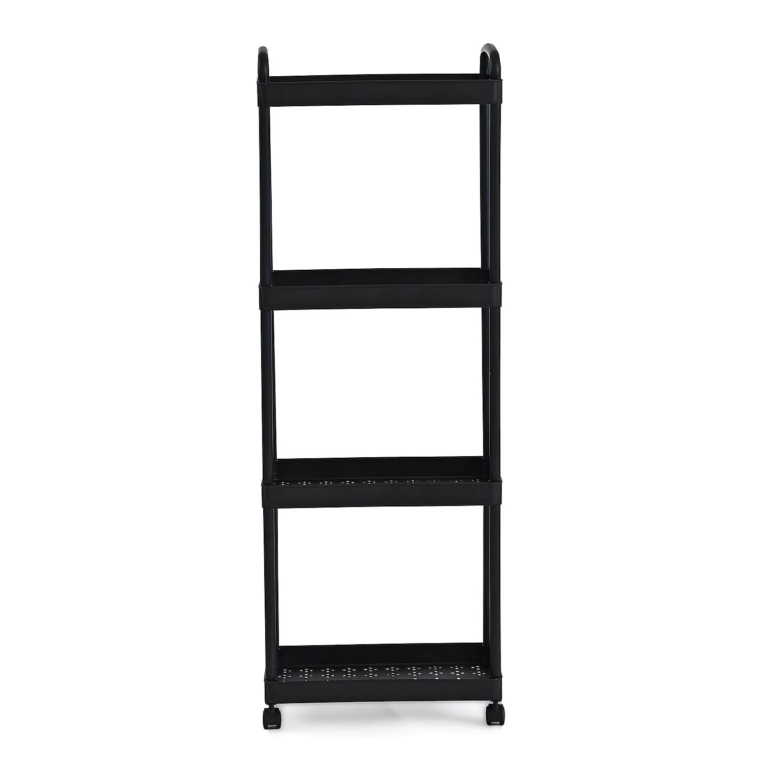 Patterned Organiser (Size 30x20x83 cm) - Black - White