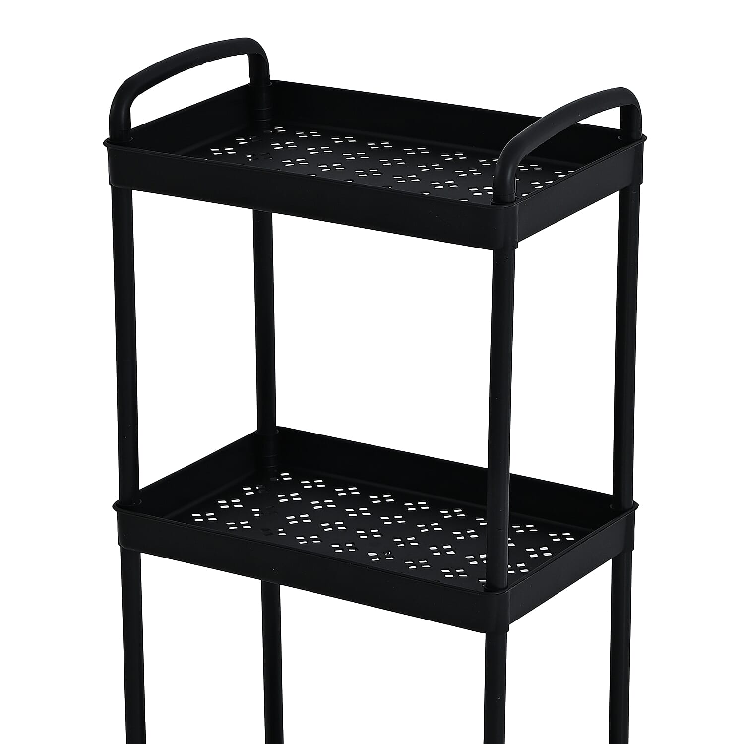 Patterned Organiser (Size 30x20x83 cm) - Black - White