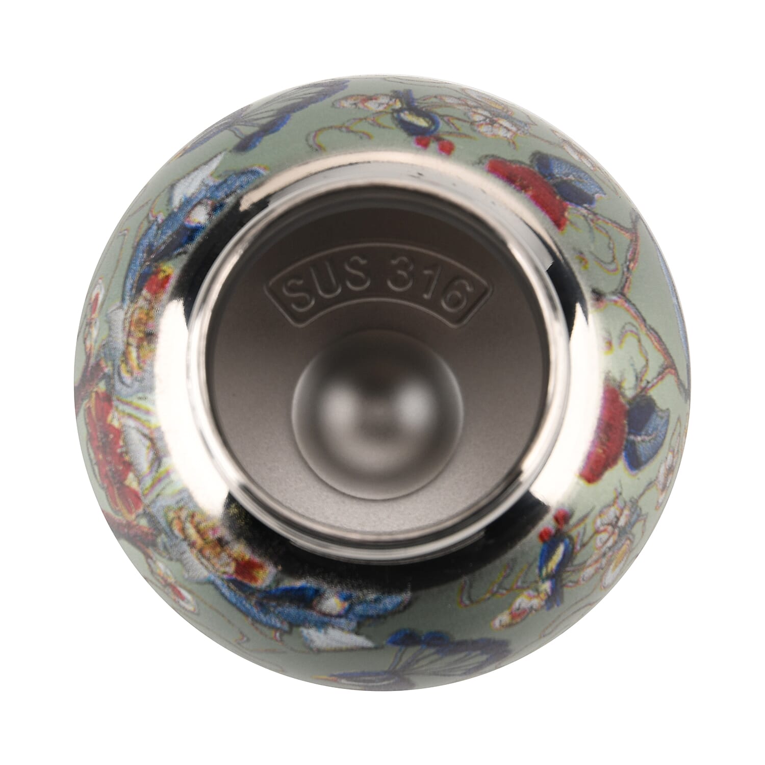 Livmore - Insulated Bottle Made Of 316L Stainless Steel With Double Wall And Peacock Design - For Hot And Cold Drinks - 260mL