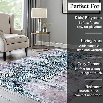 https://tjcuk.sirv.com/Products/84/3/8434161/LIVMORE-Patterned-Rug-and-Door-Mat-Size-120x1-cm-Blue-Brown_8434161_3.jpg?w=342&h=342