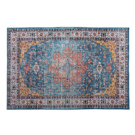 LIVMORE Traditional Medallion Pattern (Size 120x180 cm) - Multi Colour