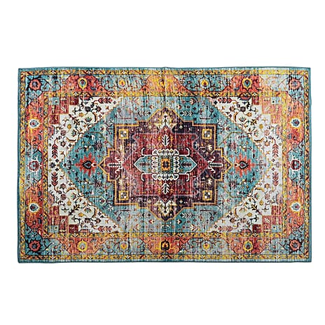 LIVMORE Traditional Medallion Pattern (Size 120x180 cm) - Red