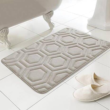 TJC Special Memory Foam Bath Mat - Brown