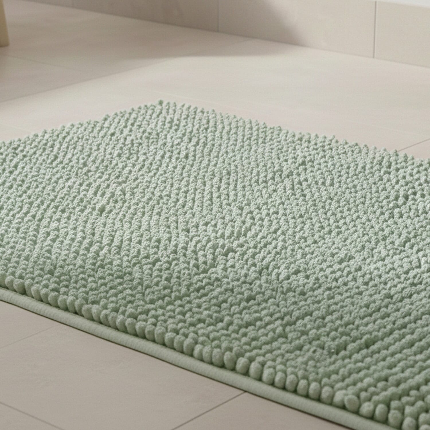 Ultra-Absorbent Noodle Bathmat (60 x 40 cm) - Green
