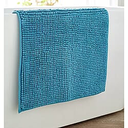 Ultra-Absorbent Noodle Bathmat (60 x 40 cm) - Blue