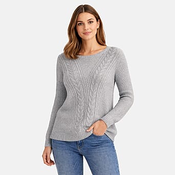 https://tjcuk.sirv.com/Products/84/3/8434634/Pure-And-Natural-Cable-Jumper-Size-18-20-Grey_8434634.jpg?w=342&h=342