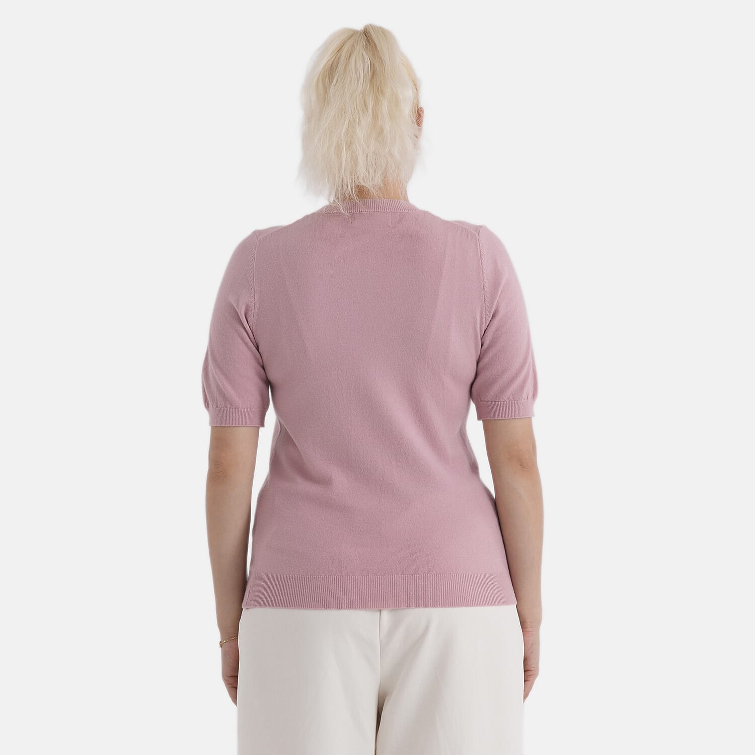 & Maisi Round Neck Short Sleeved Top
