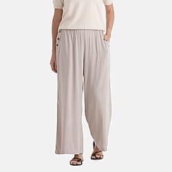 La Marey Rayon Wide Leg Trousers