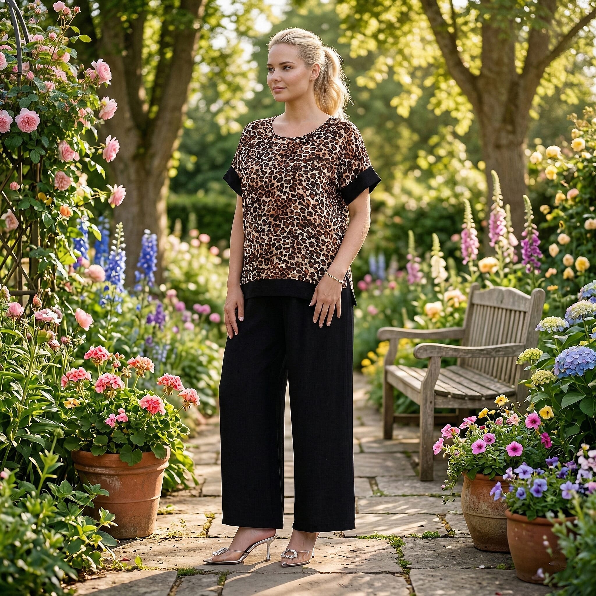 La Marey Patterned Jean and Pant/Trouser