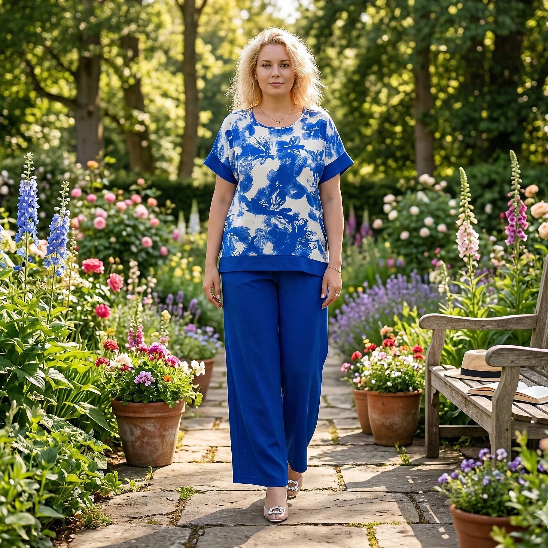 La Marey Patterned Jean and Pant/Trouser