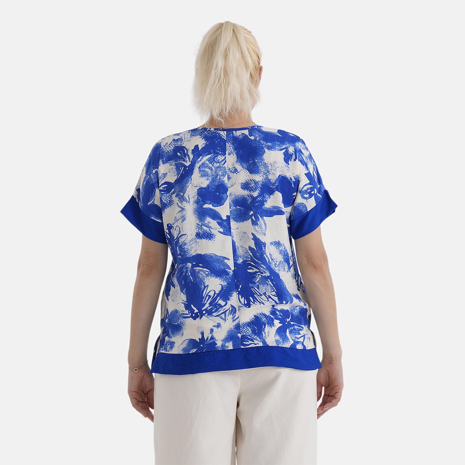 La Marey Printed Blouse