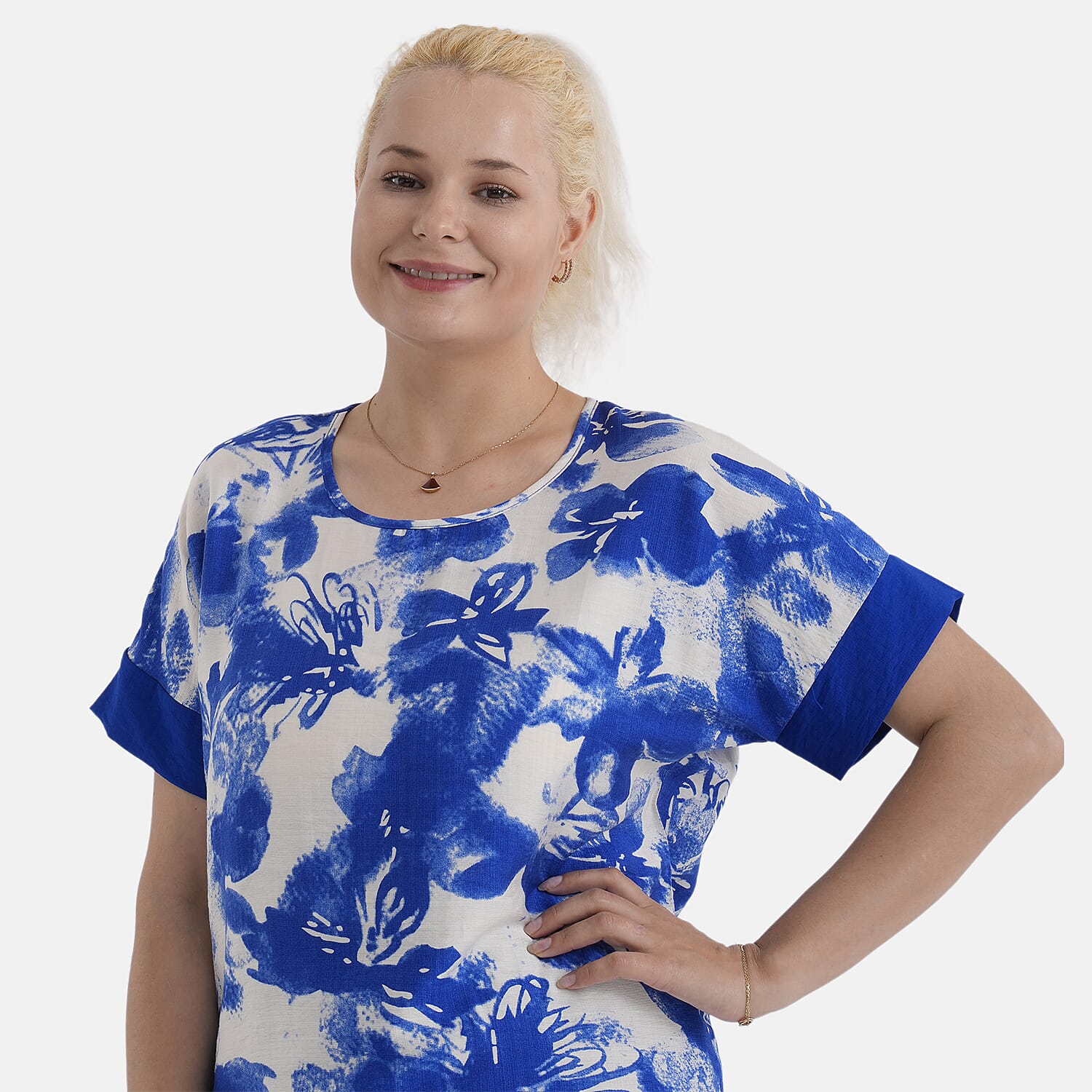 La Marey Printed Blouse