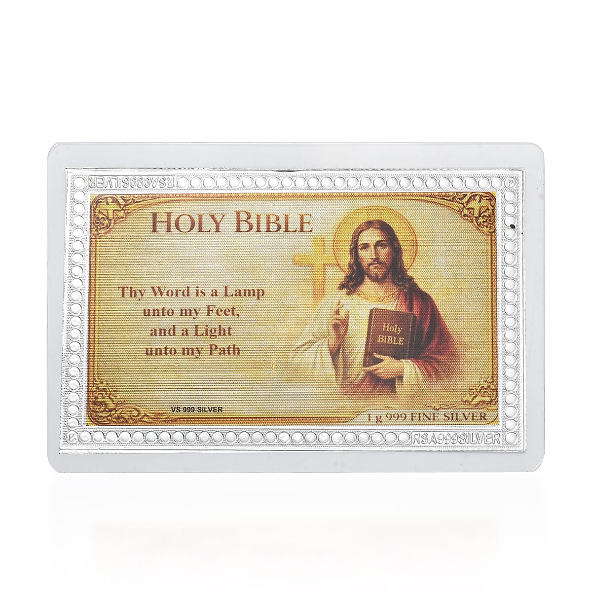 999 Pure Silver (99.9% Purity) Holy Bible Collectible
