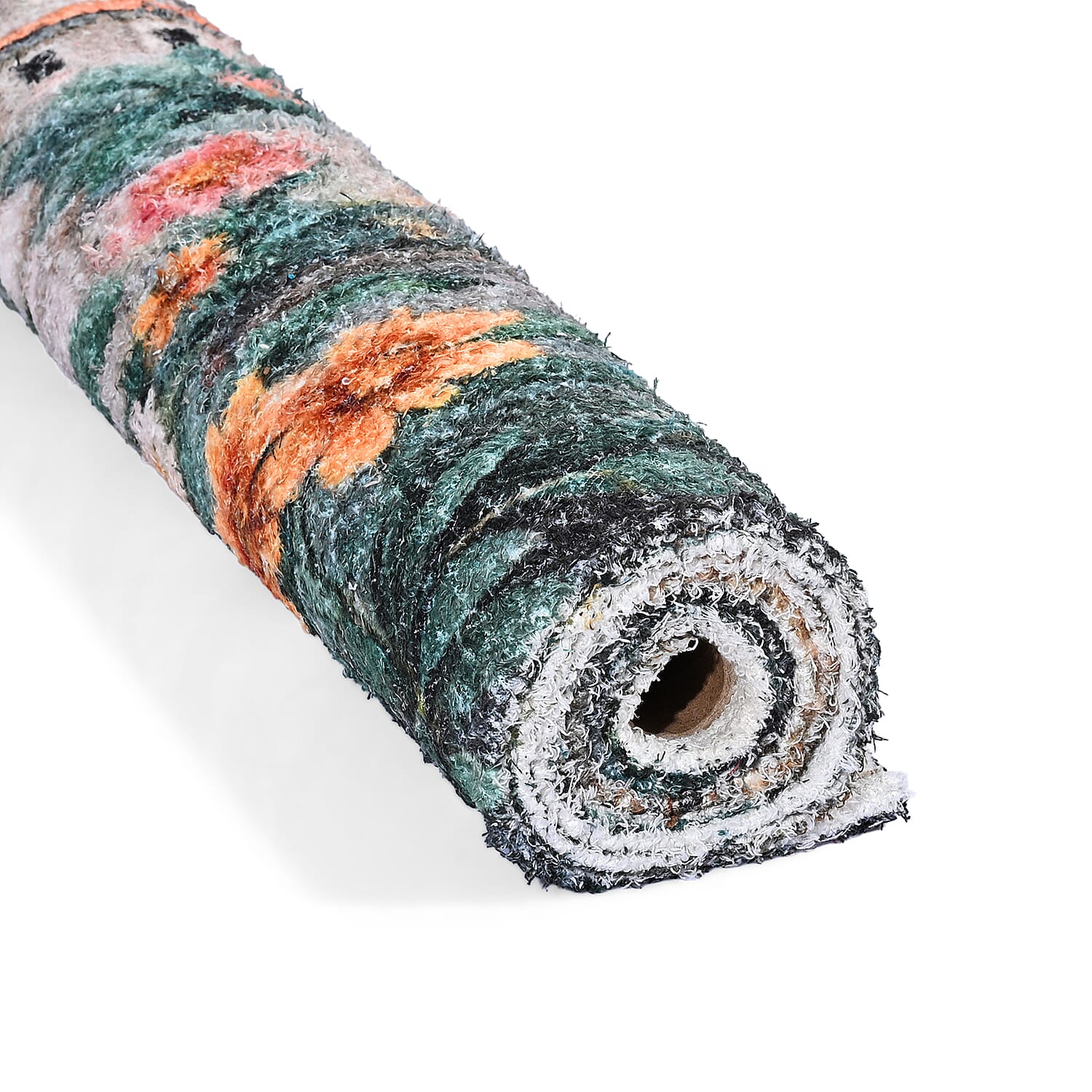 Digital Wildlife Printed Anti Skid Rug (120x180cm) - Multicolour