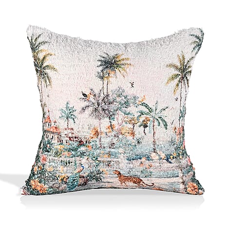 Tree Digital Printed Cushion Cover (45x45cm) - Multicolour