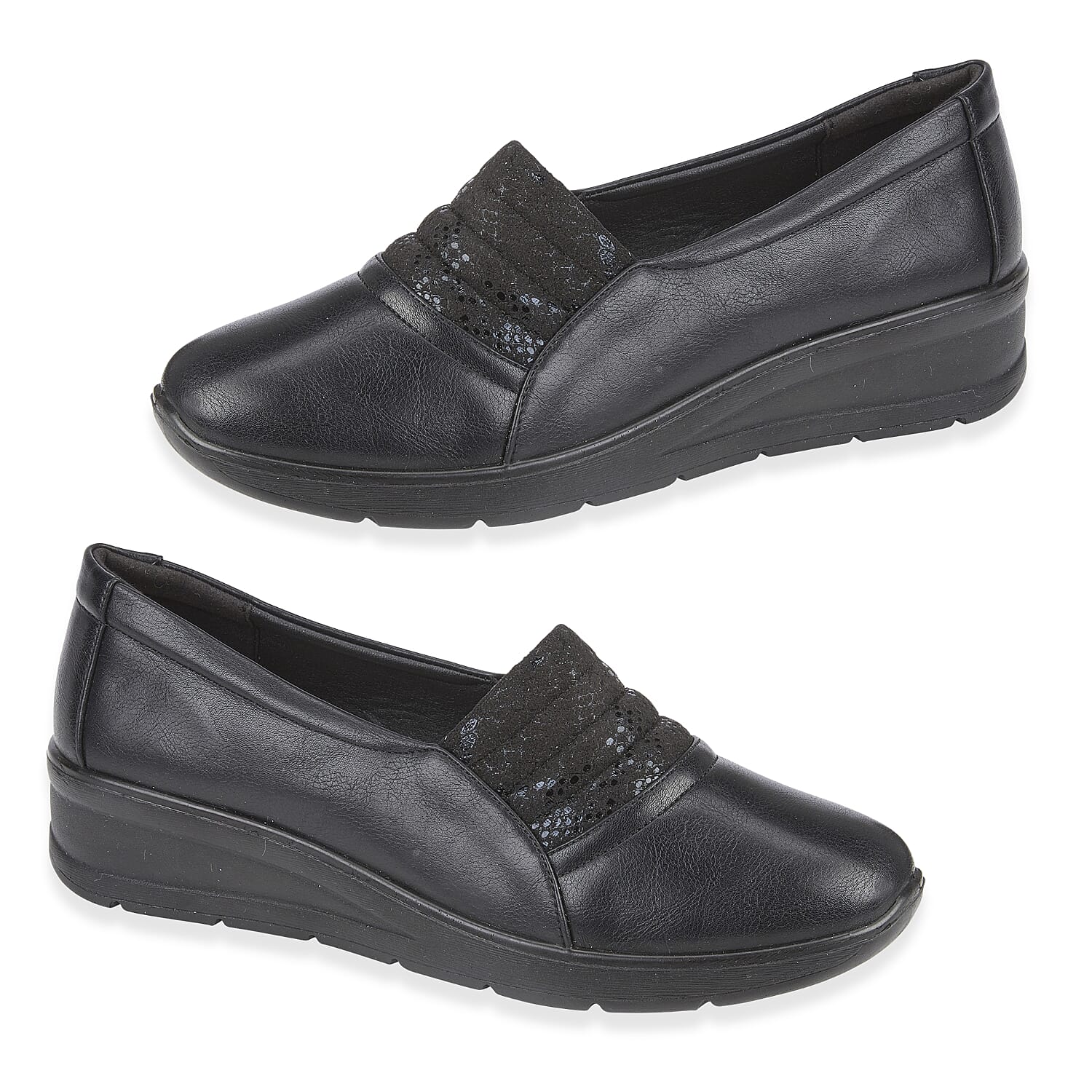 Shoertee-Comfort-Ladies-Shoe-Size-3-Black